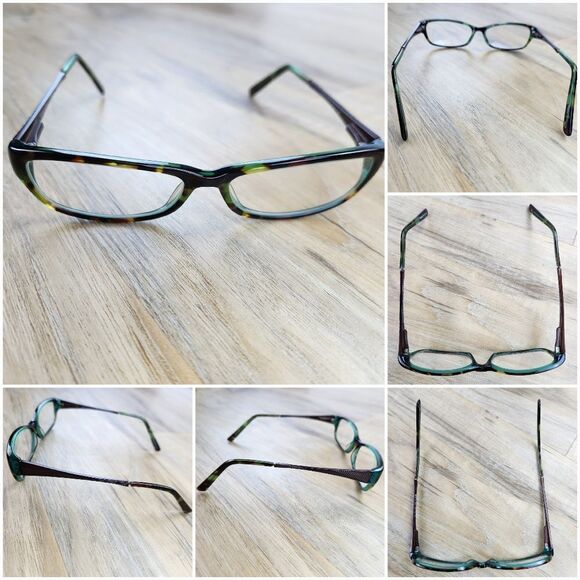 ?Genevieve Boutique Brown & Teal Attempt Eyeglasses w/Hardshell Case main image 7